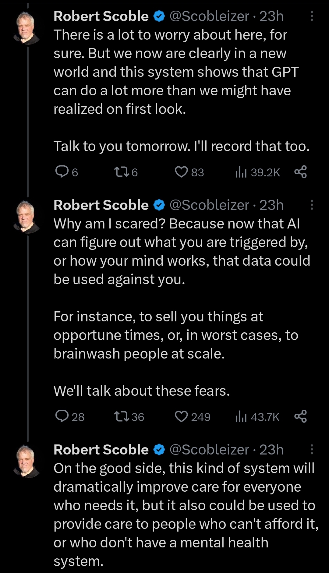 Robert Scoble on Mental Health and AI
