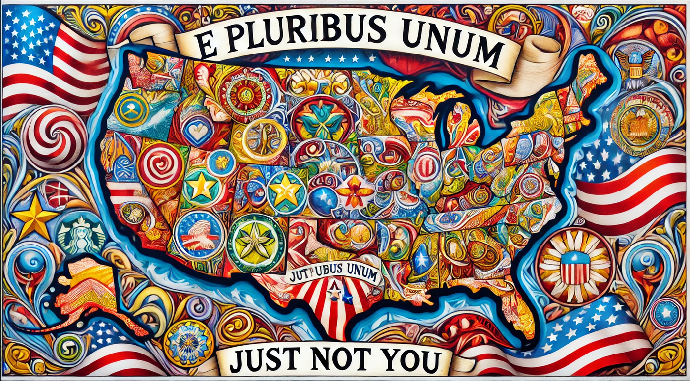 E Pluribus Unum art by DALL-E 3