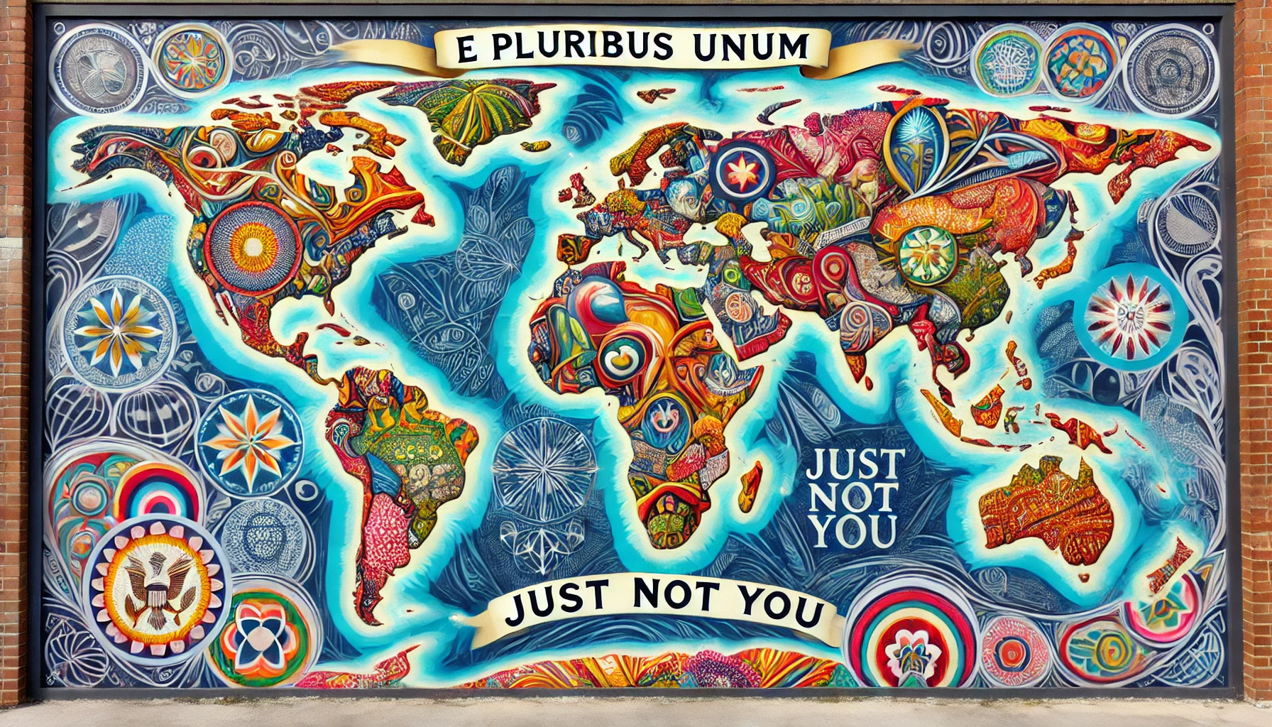 E Pluribus Unum art by DALL-E 3